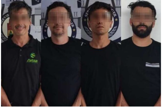 Detienen a cuatro sujetos que amenazaban a un empresario en la SM 308 de Cancún