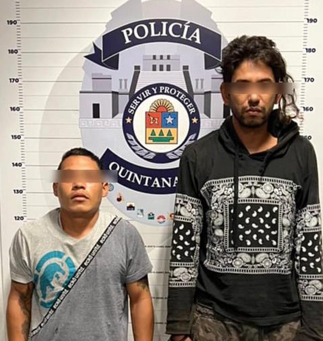 Detienen a dos presuntos narcomenudistas en la Región 252 de Cancún