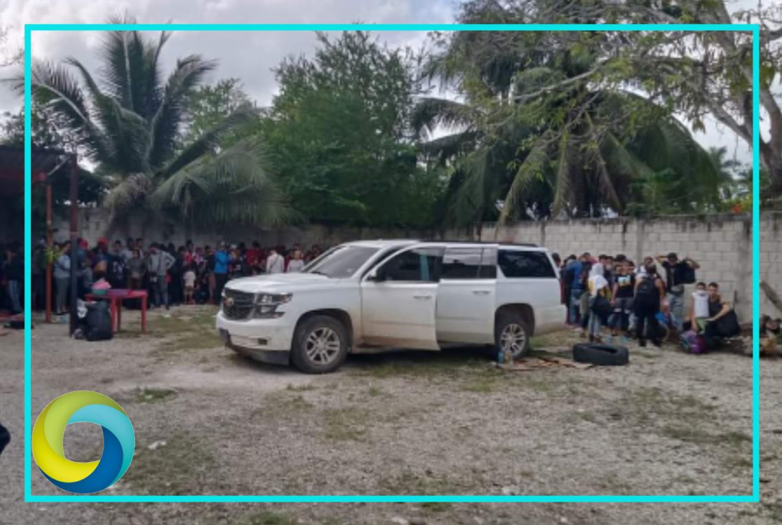 Aseguran a 200 indocumentados en el sur de Quintana Roo