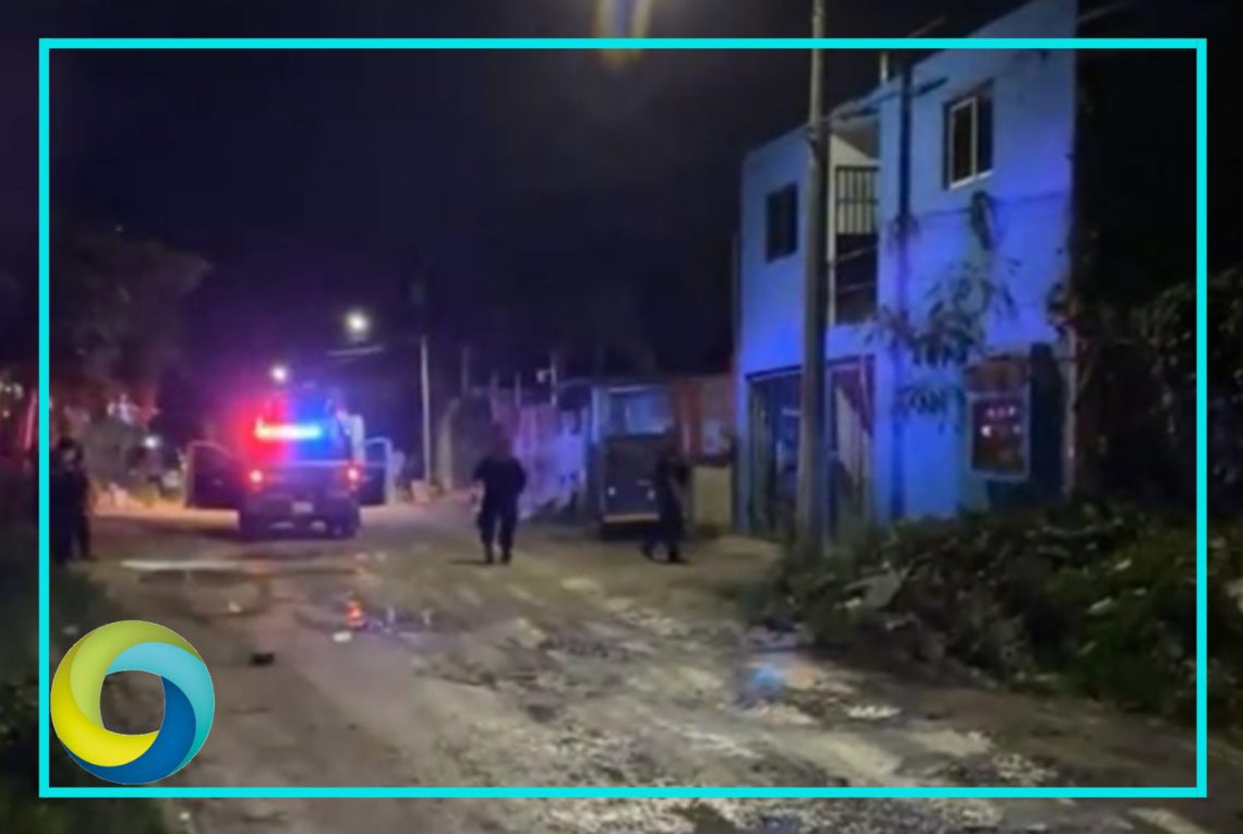 Comando armado dispara contra la fachada de una casa en la R-254 de Cancún