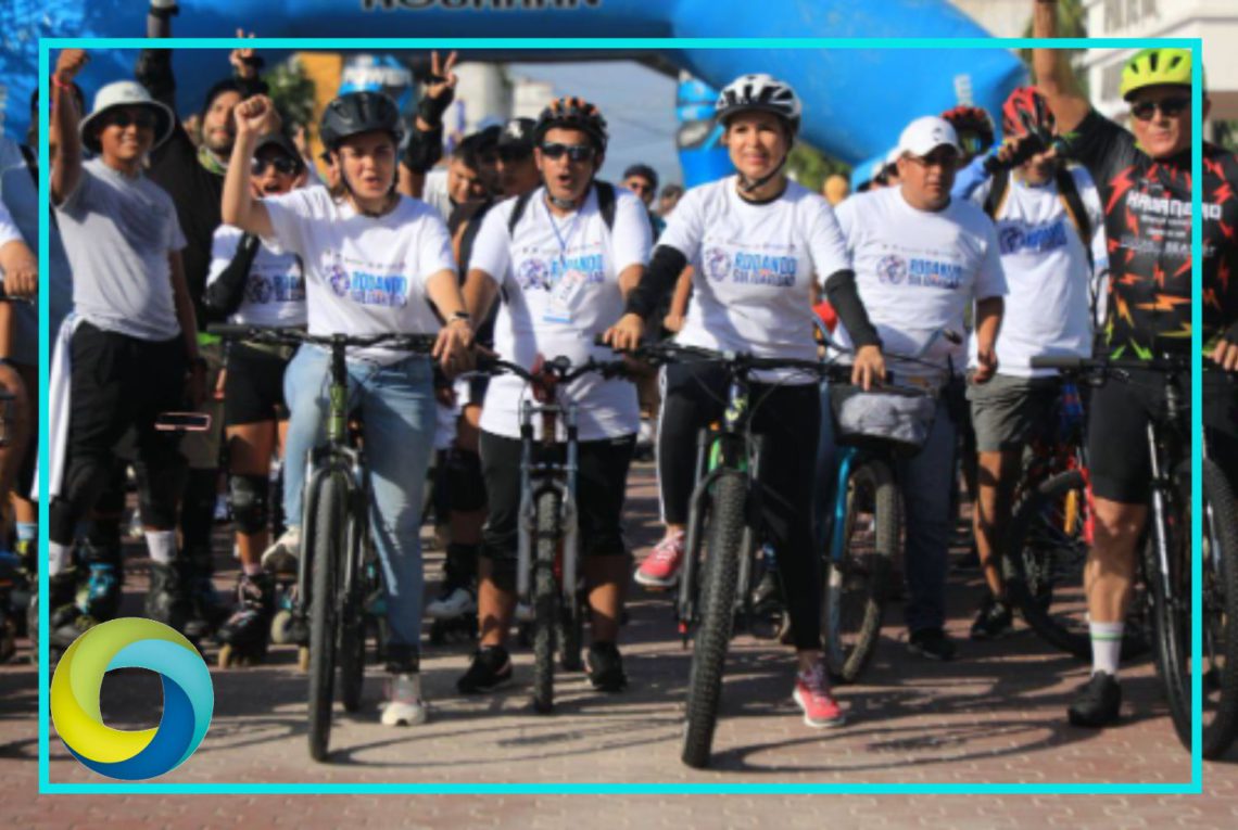 Gobierno de Lili Campos promueve la inclusión con la actividad “Rodando por Solidaridad”