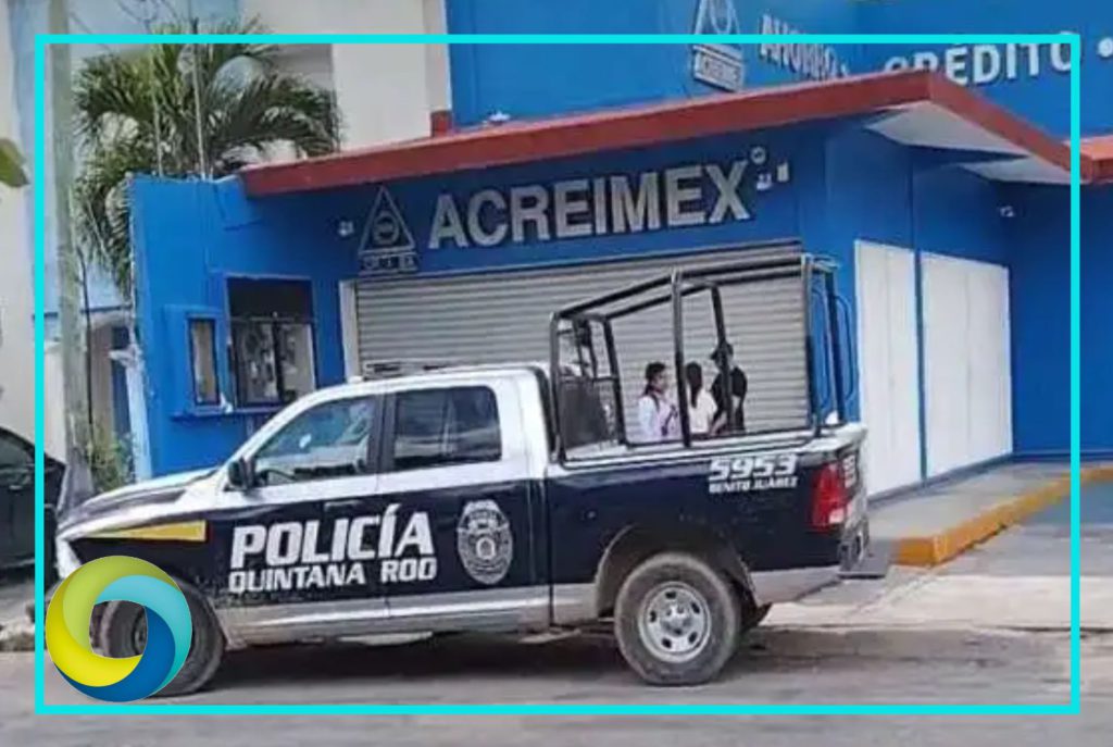 Sujetos armados asalta una empresa financiera en la SM-513 de Cancún