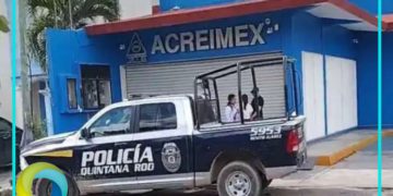 Sujetos armados asalta una empresa financiera en la SM-513 de Cancún