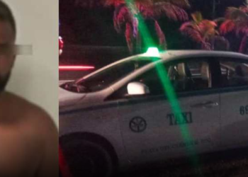 Detienen en Cancún a turista árabe que robo un taxi en Playa del Carmen