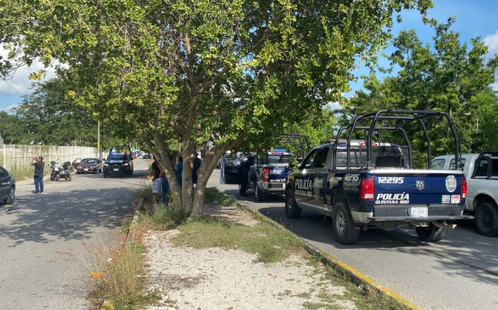 Encuentran un ejecutado a la altura del hotel La Joya en Isla Mujeres
