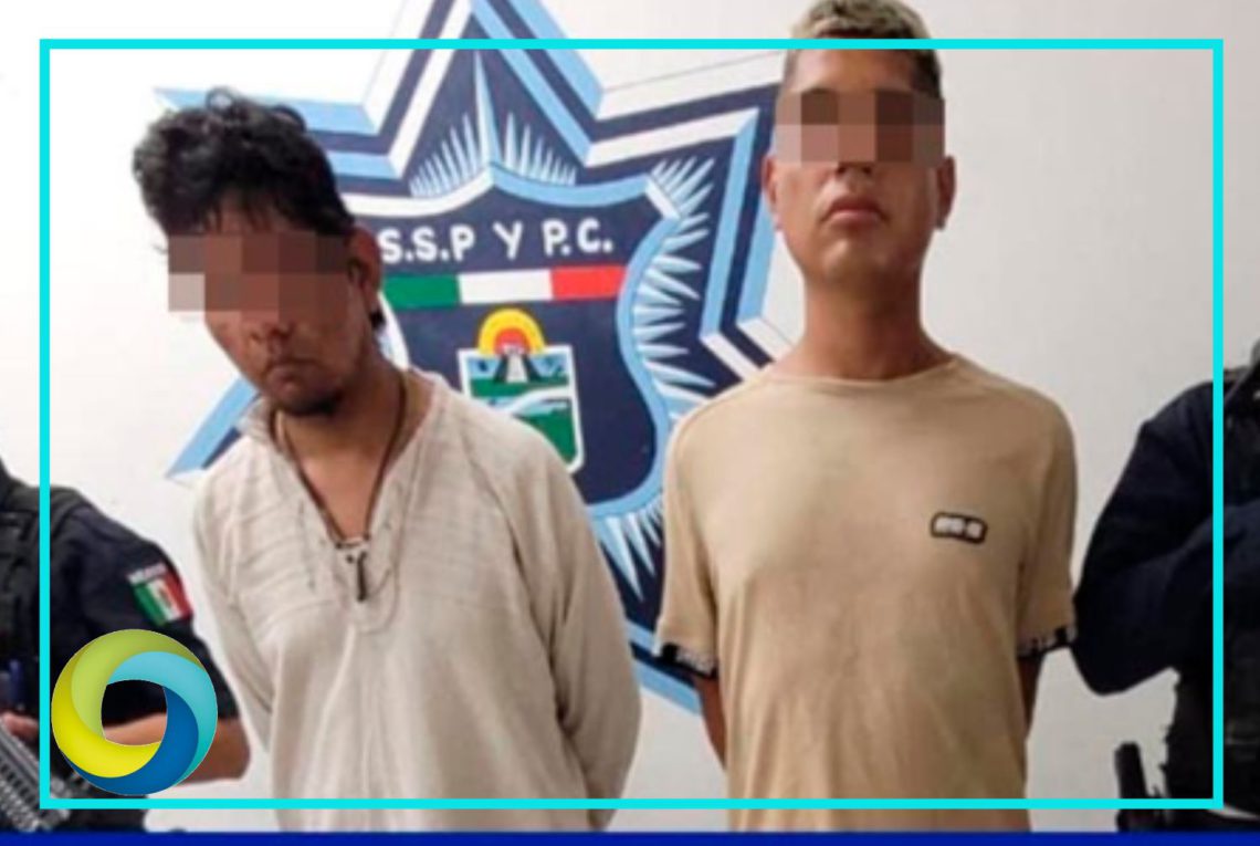 Detienen a dos presuntos narcomenudistas en Tulum