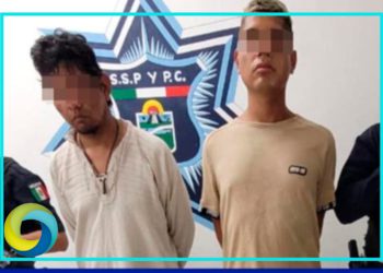 Detienen a dos presuntos narcomenudistas en Tulum