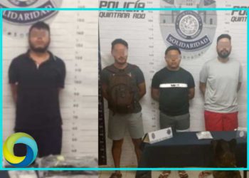 Detienen a cuatro presuntos narcomenudistas en Playa del Carmen