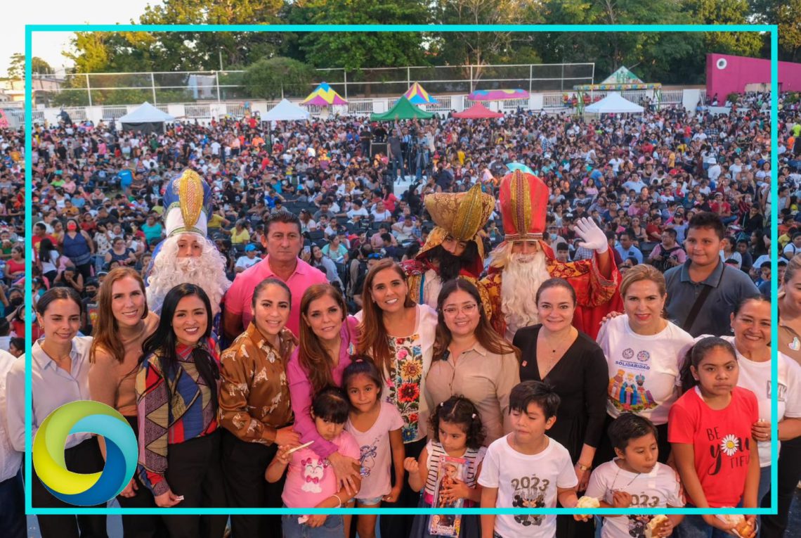 Mara Lezama celebra el Día de Reyes con miles de niñas y niños de Chetumal