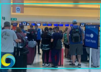 Reanudan vuelos detenidos en Cancún tras fallo informático en Estados Unidos