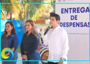 Gobierno de Lili Campos entrega productos de la canasta básica, resultado del redondeo OXXO