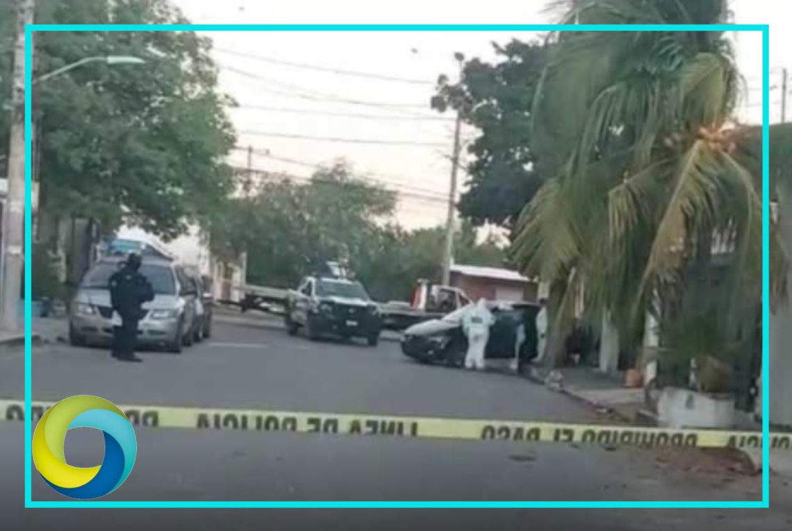 Sicarios balean a policía municipal en la entrada de su casa en la SM 100 de Cancún