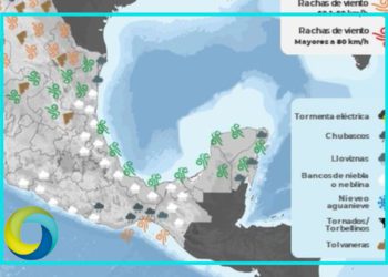 El Clima: Pronostican cielo nublado con probabilidad de lluvias para Quintana Roo