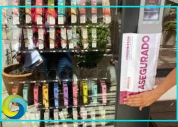 Alista Cofepris un operativo en contra las maquina expendedoras de vapeadores en Quintana Roo