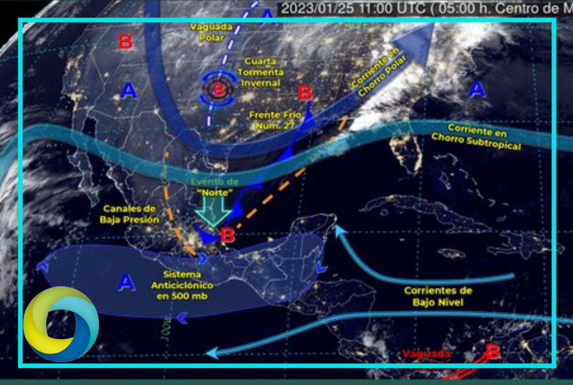 El Clima: Pronostican lluvias y vientos fuertes para este día en Quintana Roo