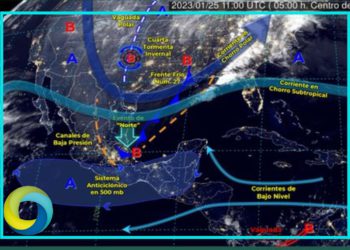 El Clima: Pronostican lluvias y vientos fuertes para este día en Quintana Roo