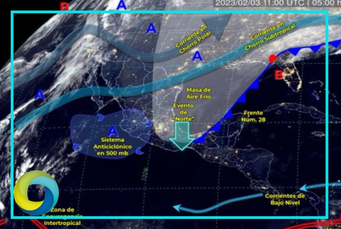 El Clima: Frente Frio 28 provocará lluvias muy fuertes en Quintana Roo