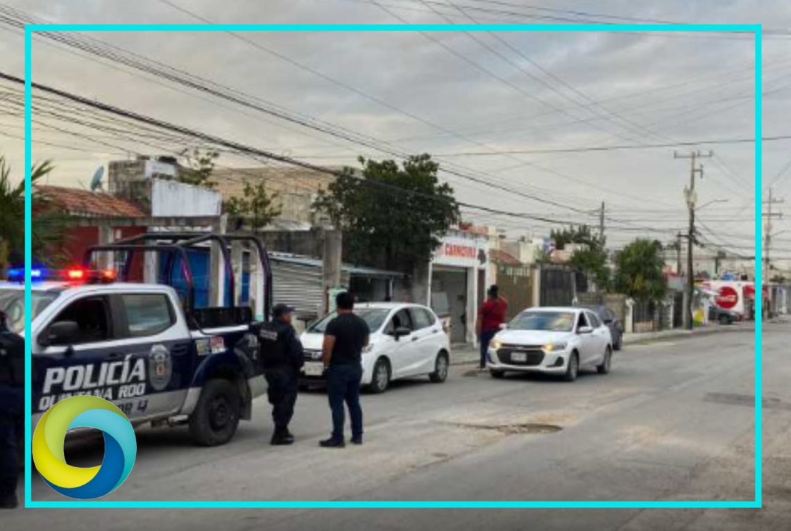 Levantan a un hombre  en el fraccionamiento Villas del Mar y lo encuentran con varios impactos de bala en la avenida 127 de Cancún 