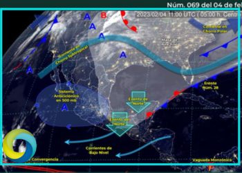 El Clima: Frente Frio 25 mantendrá lluvias muy fuertes en Quintana Roo