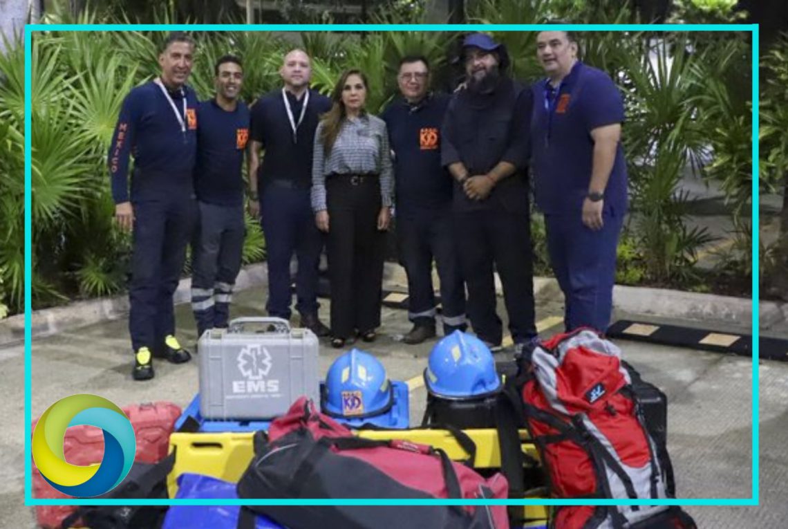 Brigadistas de Quintana Roo viajan a Turquía para unirse a las labores de rescates