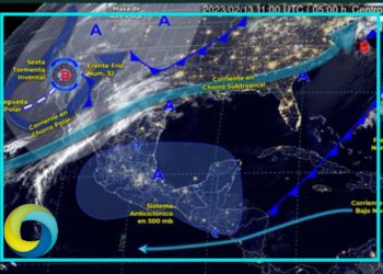 El Clima: Pronostican lluvias aisladas en el sur de Quintana Roo