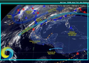 El Clima: Pronostican cielo medio nublado sin lluvia para este dia en Quintana Roo