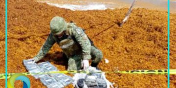 Aseguran 65 kilos de cocaína en playas de  Cozumel