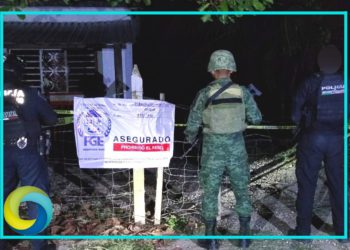 Aseguran droga y equipo táctico en un cateo en un inmueble al Sur de Quintana Roo
