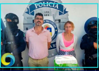 Detienen a una pareja de presuntos narcomenudistas en Playa del Carmen