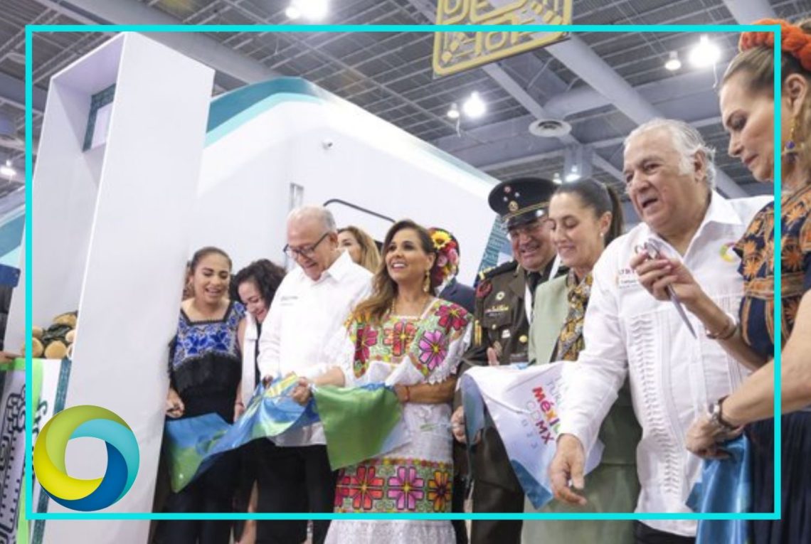 Mara Lezama promueve en el Tianguis Turístico 2023 la obra del Tren Maya