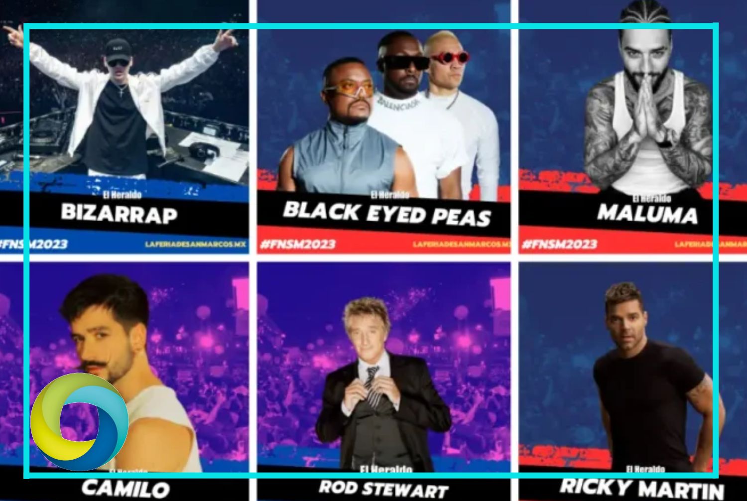 Black Eyed Peas, Maluma y Ricky Martin se presentarán en la feria de