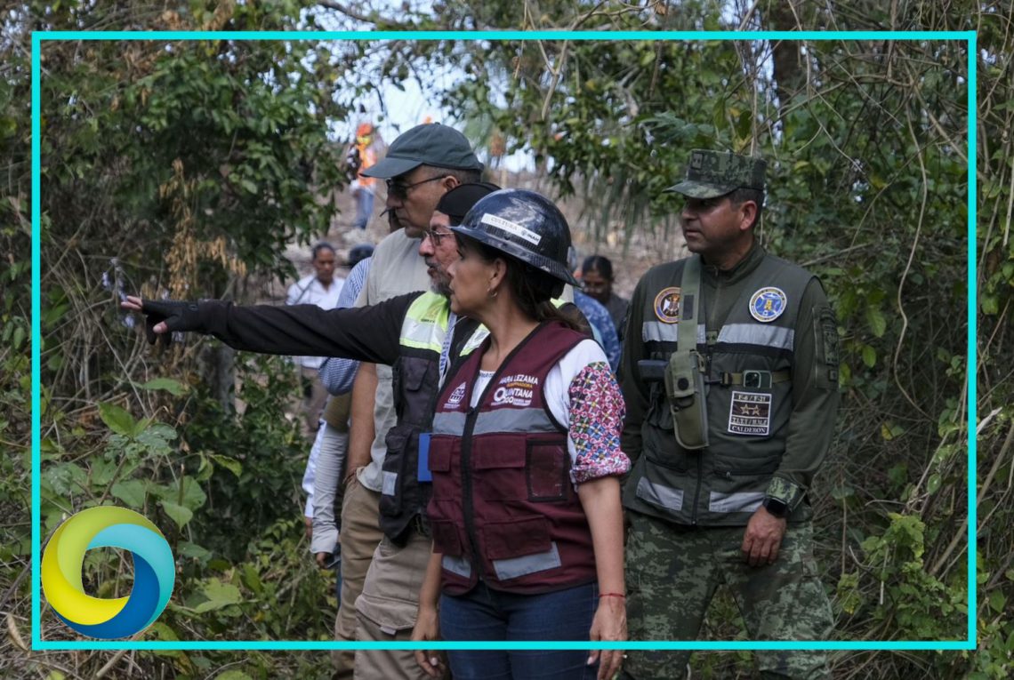 Mara Lezama se reúne con el INAH y la SEDENA para dar seguimiento a los avances  de los trabajos de salvamento arqueológico