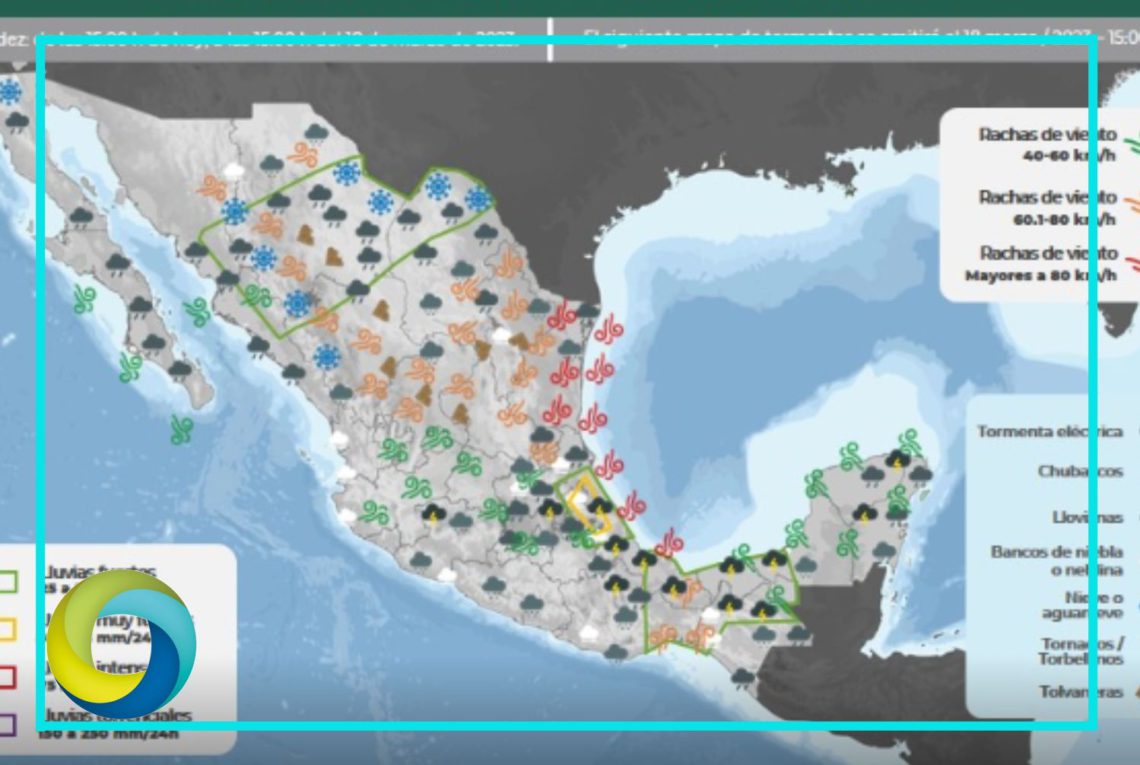 El Clima: Pronostican lluvias fuertes para este fin de semana en Quintana Roo
