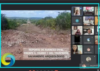 Mara Lezama se reúne con el INAH y SEDENA para dar a conocer los avances del salvamento arqueológico del Tren Maya