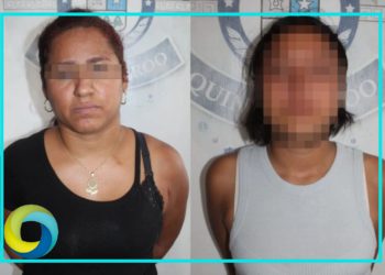 Detienen a madre e hija en posesión de un arma de fuego y varias dosis de droga en Cancún