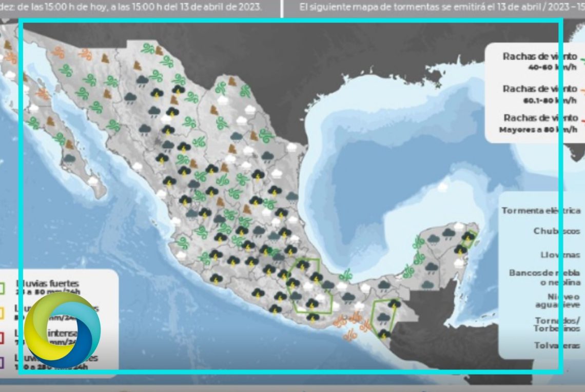 El Clima: Pronostican fuertes lluvias para este lunes en Quintana Roo