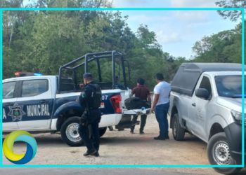 Hallan un ejecutado en un camino de terracería en Tulum