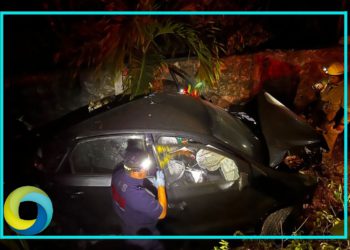 Fuerte accidente en la carretera Tulum-Felipe Carrillo Puerto deja un lesionado  