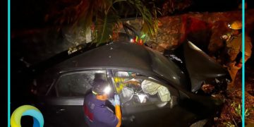 Fuerte accidente en la carretera Tulum-Felipe Carrillo Puerto deja un lesionado  