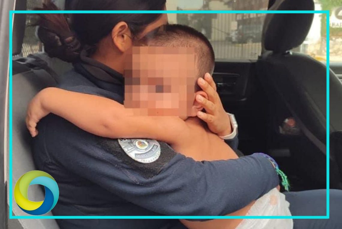 Resguardan a niño de 2 años de edad que deambulaba solo en Playa del Carmen