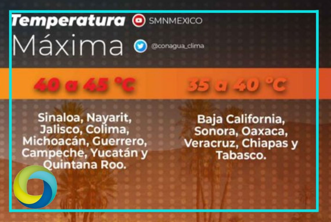 Pronostican altas temperaturas de 40 a 45 °C para este día en Quintana Roo