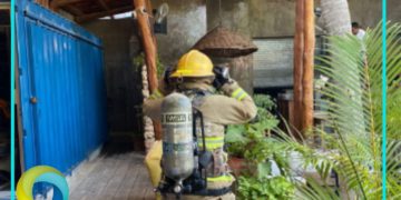 Conato de incendio genera una fuerte movilización en el restaurante Lumuma en Holbox