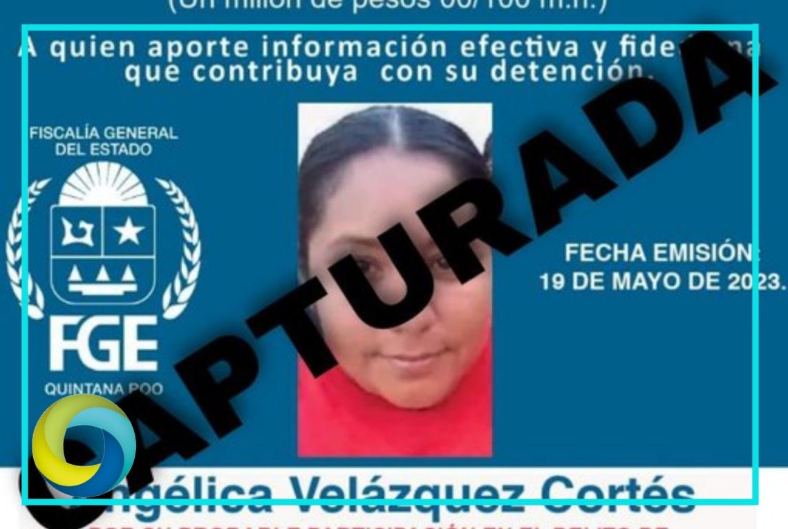 Se entrega Angélica “N” esposa del “Taquero” implicado en la desaparición de la menor Fernanda Cayetana en Isla Mujeres