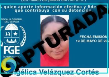 Se entrega Angélica “N” esposa del “Taquero” implicado en la desaparición de la menor Fernanda Cayetana en Isla Mujeres