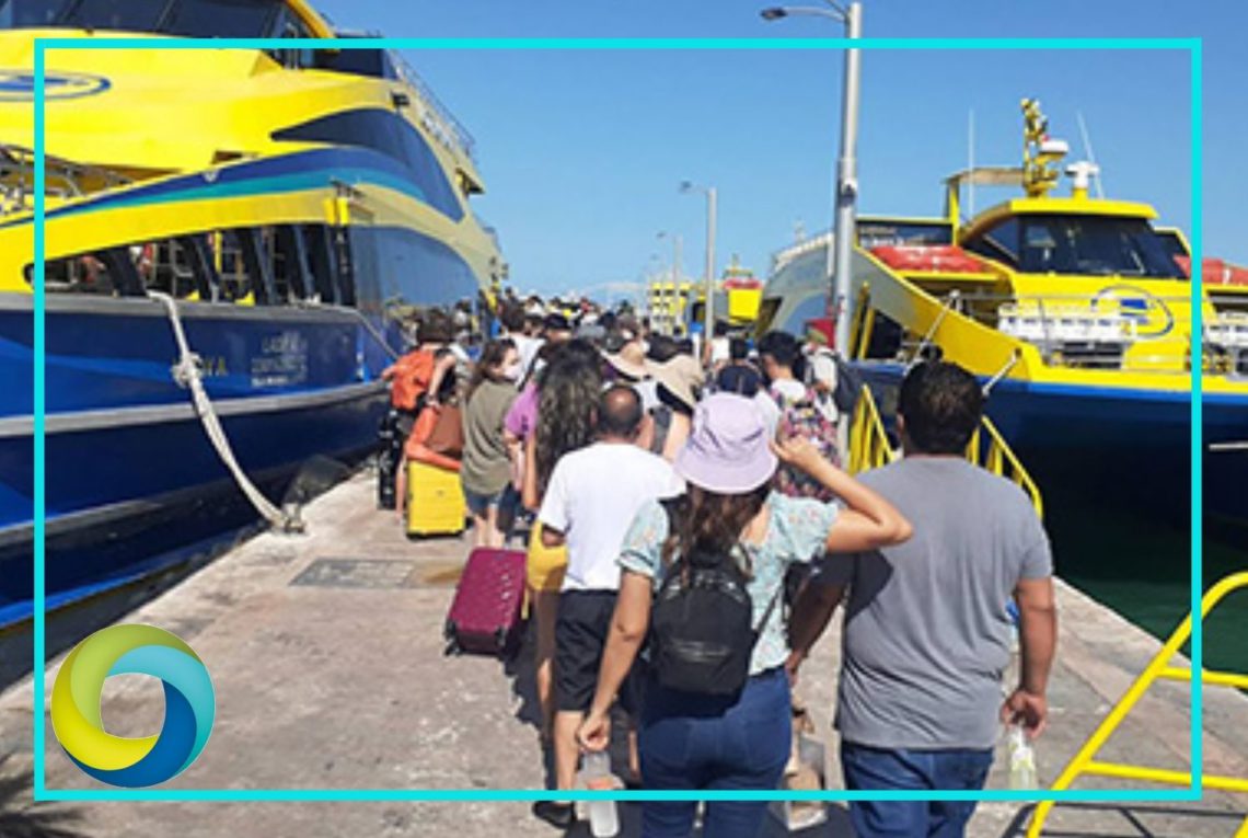 Buscan que navieras amplíen hasta las 11 de la noche el horario de Cruce de Cozumel a Playa del Carmen