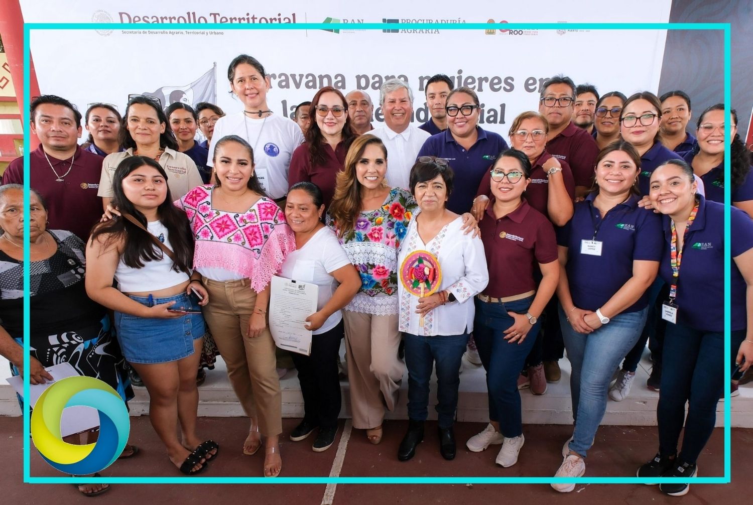 Caravana para Mujeres en la Propiedad Social reconoce derechos agrarios de mujeres rurales en Felipe Carrillo Puerto